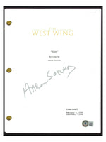 Aaron Sorkin Signed Autograph The West Wing Pilot Script Screenplay Beckett COA