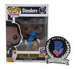 Antonio Brown Signed Autographed Funko Pop Pittsburgh Steelers #62 Beckett COA