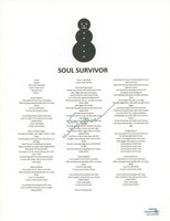Young Jeezy Signed Autograph Soul Survivor Lyric Sheet Hip Hop Rapper ACOA COA