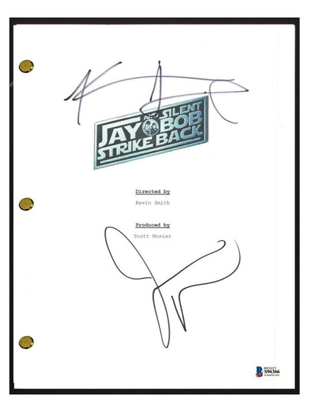 Kevin Smith Jason Mewes Signed JAY AND SILENT BOB STRIKE BACK Script Beckett COA