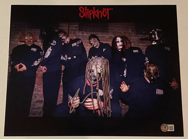 Corey Taylor Signed Autograph 11x14 Photo Slipknot Stone Sour Proof Beckett COA