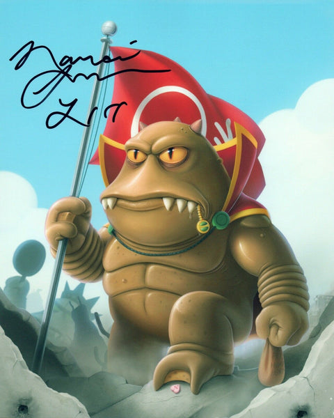 Maurice LaMarche Signed Autograph 8x10 Photo FUTERAMA Lrrr the Conqueror COA