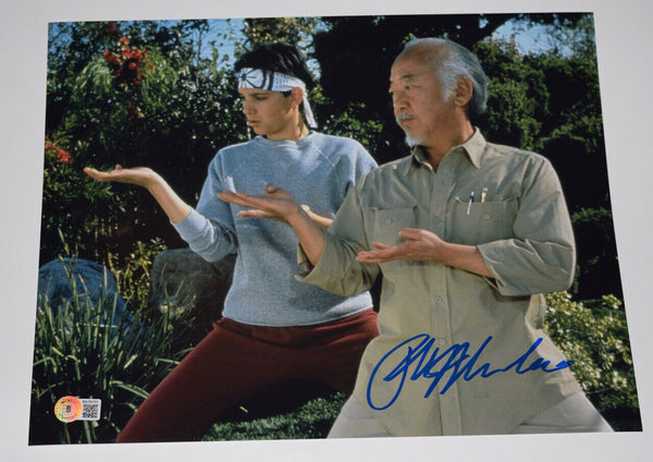 Ralph Macchio Signed Autographed 11x14 Photo The Karate Kid Beckett BAS COA
