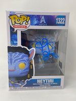 Zoe Saldana Signed Autograph Avatar Neytri Funko Pop 1322 Beckett COA