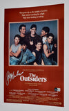 Ralph Macchio Signed Autograph The Outsiders 11x17 Movie Poster Beckett BAS COA