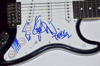 Cheap Trick Signed Autographed Electric Guitar x4 Robin Zander Rick Tom ACOA COA