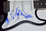 Cheap Trick Signed Autographed Electric Guitar x4 Robin Zander Rick Tom ACOA COA
