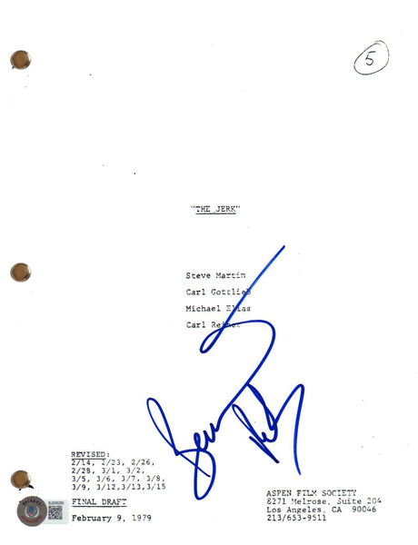 Bernadette Peters Signed Autograph The Jerk Movie Script Screenplay Beckett COA