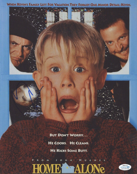 Macaulay Culkin Signed Autographed 11x14 Photo Home Alone ACOA COA