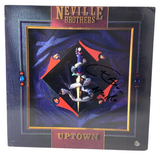 Aaron Neville Signed Autograph The Neville Brothers Uptown Vinyl Album LP ACOA