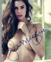 Jessica Buch Signed Autographed 8x10 Photo Hot Sexy Nude Topless Model COA AB