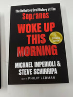 Woke Up This Morning The Sopranos Signed HC Book Michael Imperioli Schirripa COA