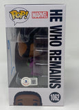 Jonathan Majors Signed Autograph Funko Pop Loki He Who Remains 1062 Beckett COA