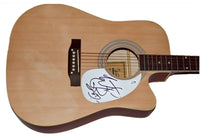 Charlie Watts Signed Autographed Acoustic Guitar The Rolling Stones ACOA COA