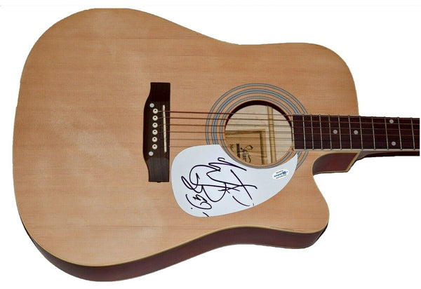 Charlie Watts Signed Autographed Acoustic Guitar The Rolling Stones ACOA COA