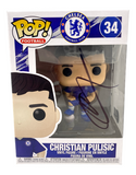 Christian Pulisic Signed Funko Pop Chelsea Football Club Autograph Beckett COA