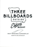 Sam Rockwell Signed THREE BILLBOARDS OUTSIDE EBBING MISSOURI Script COA