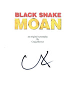 Christina Ricci Signed Autographed BLACK SNAKE MOAN Movie Script COA