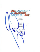 Pierce Brosnan Signed Autographed DIE ANOTHER DAY James Bond Movie Script COA VD