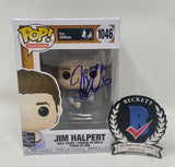 John Krasinski Signed Funko Pop Figure Jim Halpert The Office 1046 Beckett COA