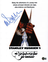 Malcolm McDowell Signed Autograph 11x14 Photo A Clockwork Orange Beckett COA