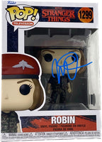Maya Hawke Signed Funko Pop Stranger Things Robin #1299 Autograph Beckett COA