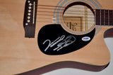 Vince Gill Signed Autographed Full Size Acoustic Guitar County Star PSA/DNA COA