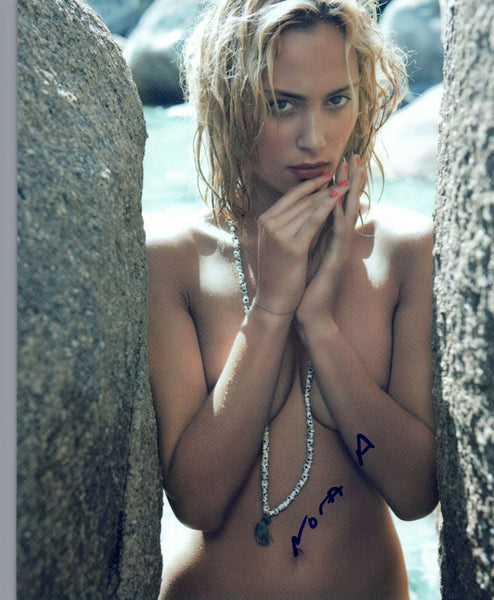 Nora Arnezeder Signed Autographed 8x10 Photo Sexy Actress Topless Pose COA