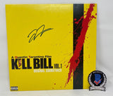Quentin Tarantino Signed Kill Bill Vol 1 Soundtrack Vinyl Album LP Beckett COA