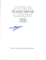 John Boyega Signed Autograph Star Wars The Force Awakens Movie Script COA