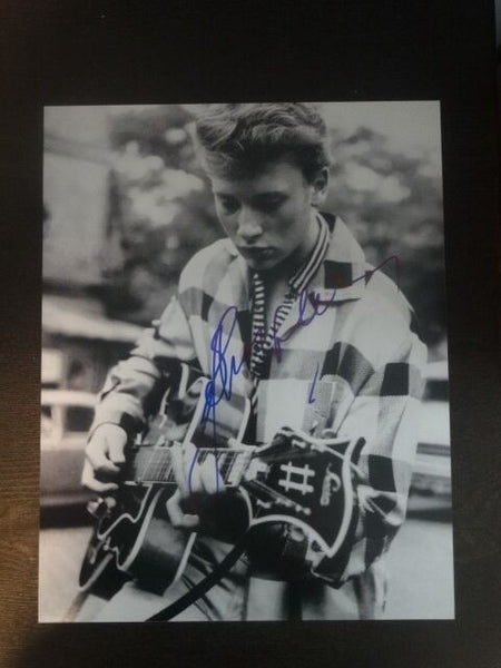JOHNNY HALLYDAY The French Elvis SIGNED AUTOGRAPHED 11x14 PHOTO JIMMY HENDRIX