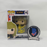 Rick Savage Signed Autographed Def Leppard Funko Pop Rocks Figure Beckett COA