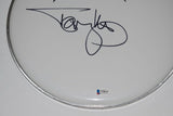 Tommy Lee Signed Autographed 12" Drumhead MOTLEY CRUE Beckett BAS COA