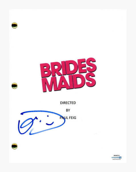 Chris O'Dowd Signed Autographed Bridesmaids Movie Script Screenplay ACOA COA