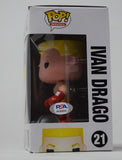 Dolph Lundgren Signed Autograph Funko Pop Rocky IV Ivan Drago #21 PSA/DNA COA
