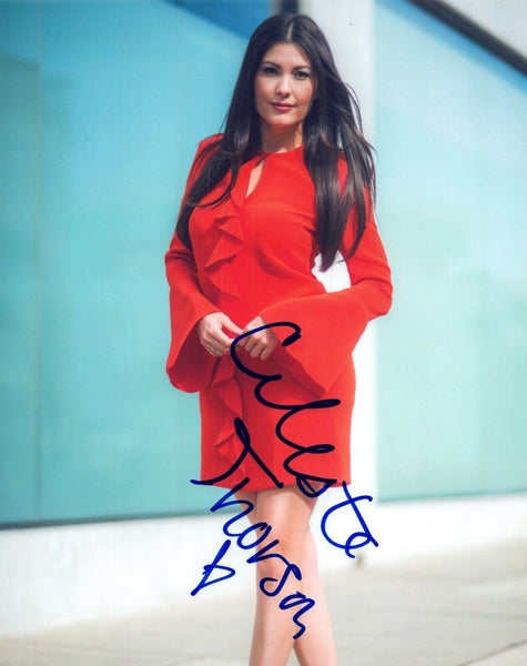 Celeste Thorson Signed Autographed 8x10 Photo Actress Model COA