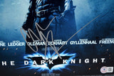 Christian Bale Signed Autograph The Dark Knight 12x18 Movie Poster Photo BAS COA