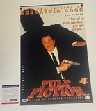 John Travolta Signed Autograph PULP FICTION 11X17 Movie Poster Photo PSA/DNA COA