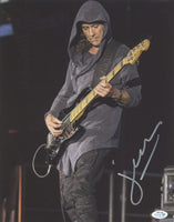 Juan Calleros Signed Autographed 11x14 Photo Mana Band Bassist ACOA COA