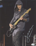 Juan Calleros Signed Autographed 11x14 Photo Mana Band Bassist ACOA COA