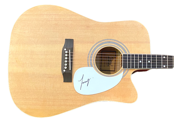 Cat Stevens Signed Autographed Full Size Acoustic Guitar Yusuf Islam ACOA COA