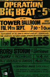 Pete Best Signed Autographed 11x17 Poster The Beatles 1961 Concert Beckett COA