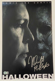 Nick Castle Signed Halloween 2018 11x17 Poster Photo Michael Myers Beckett COA