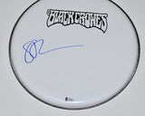 Steve Gorman Signed Autographed 12" Drumhead The Black Crowes Beckett BAS COA