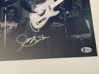 James Burton Elvis Signed 11x14 Photo Elvis Presley TCB Guitarist Beckett COA