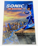 Ben Schwartz Signed Autograph Sonic The Hedgehog 12x18 Movie Poster Beckett COA