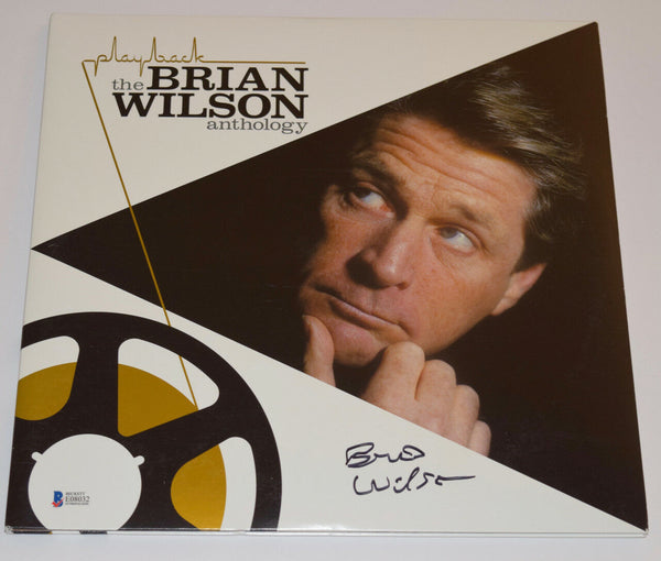 Brian Wilson Signed Autograph THE ANTHOLOGY Record Vinyl The Beach Boys BAS COA