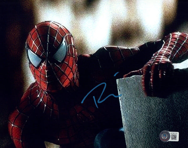 Tobey Maguire Signed Autograph Spider-Man 8x10 Photo Marvel Beckett COA LOA