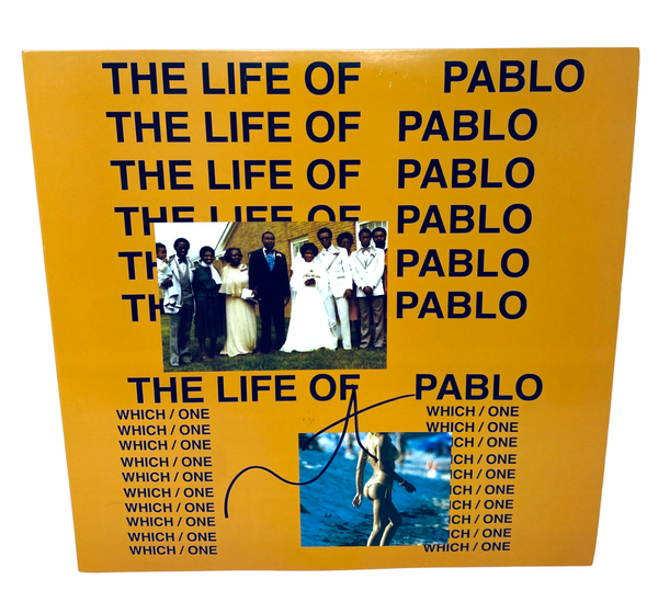 Kanye West Signed Autograph The Life of Pablo Vinyl Record Album Kanye West Signed Autograph The Life of Pablo Vinyl Record Album