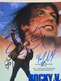 ROCKY V 5 Cast Signed 11x17 Poster Sylvester Stallone Shire Young x4 Beckett COA